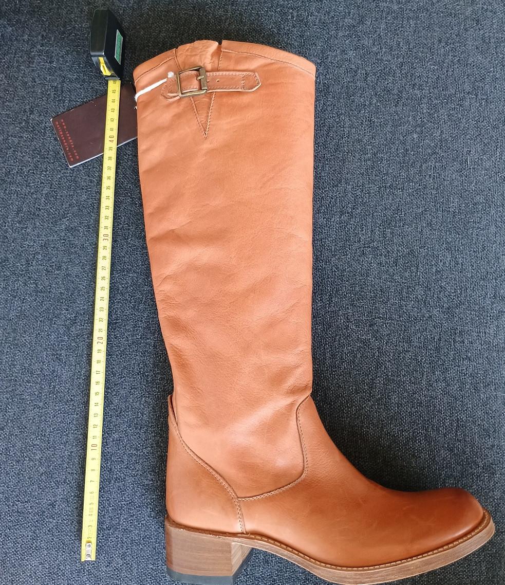 NIEUWE leren laarzen - merk SENDRA - maat 40 ...