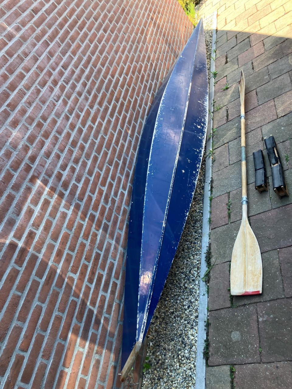 Leuke houten 1-persoons kano 4,7m - waterdicht
