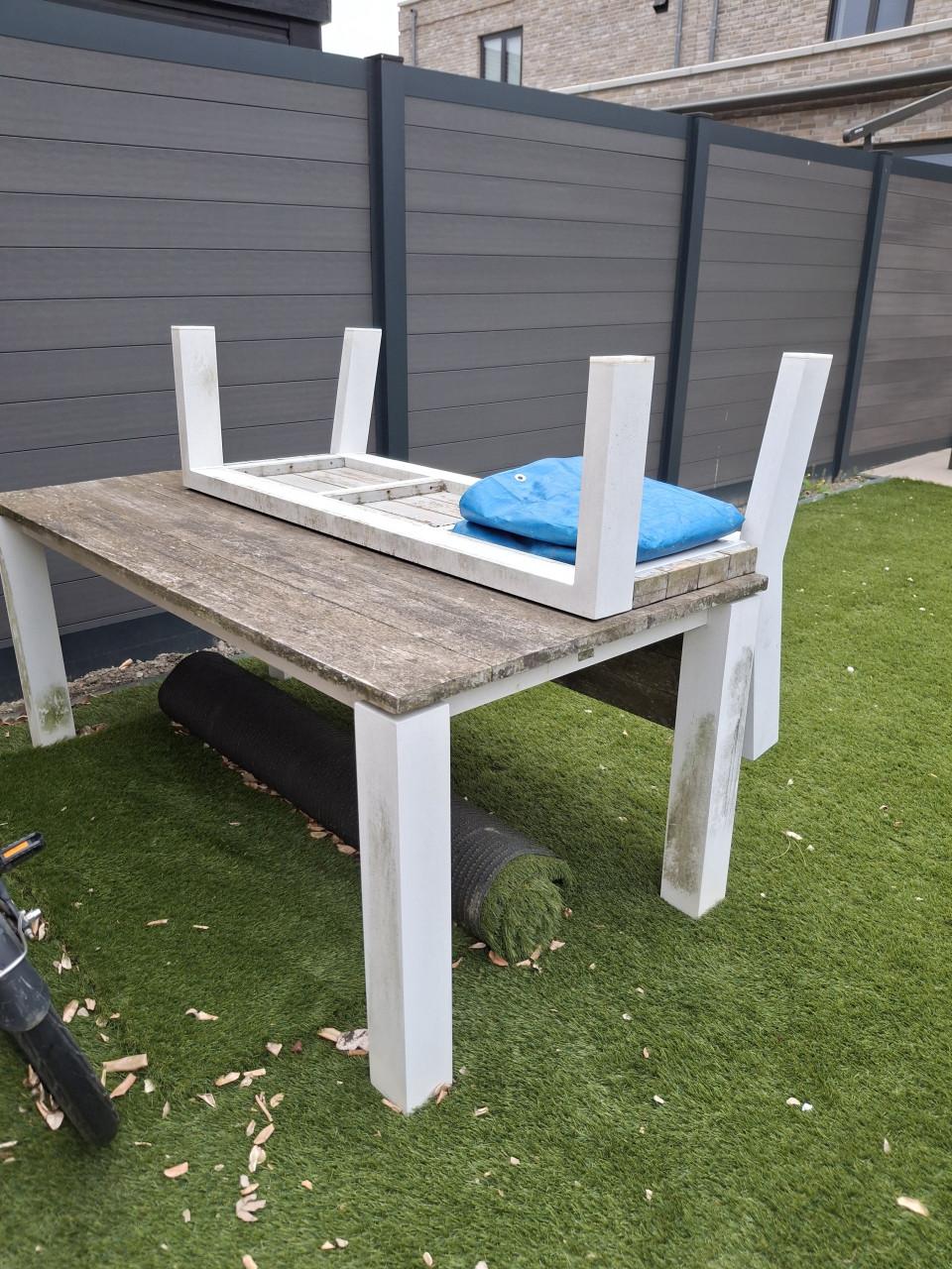 Picknicktafel met bank