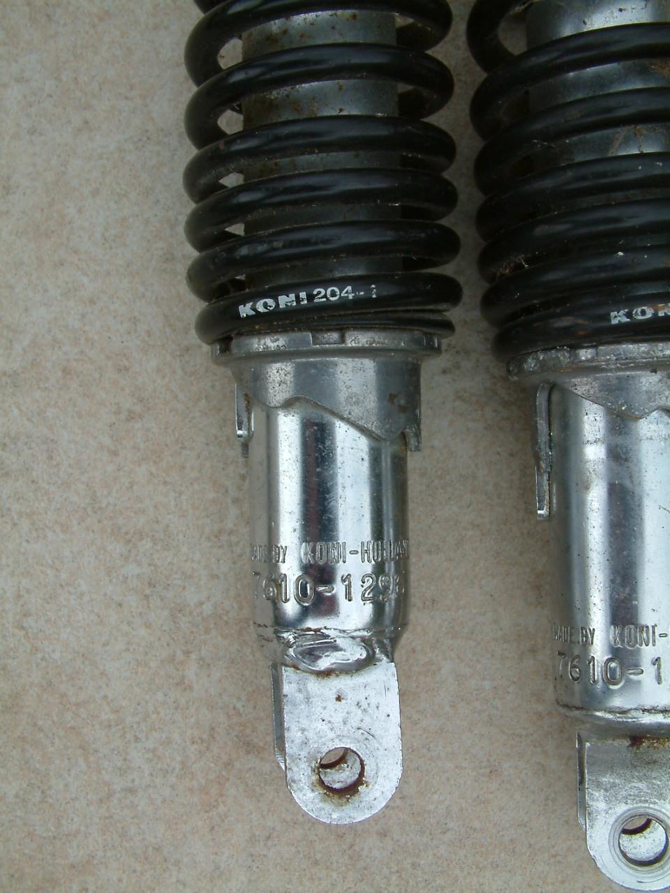 Schokbrekers  36 en 34 cm h o h