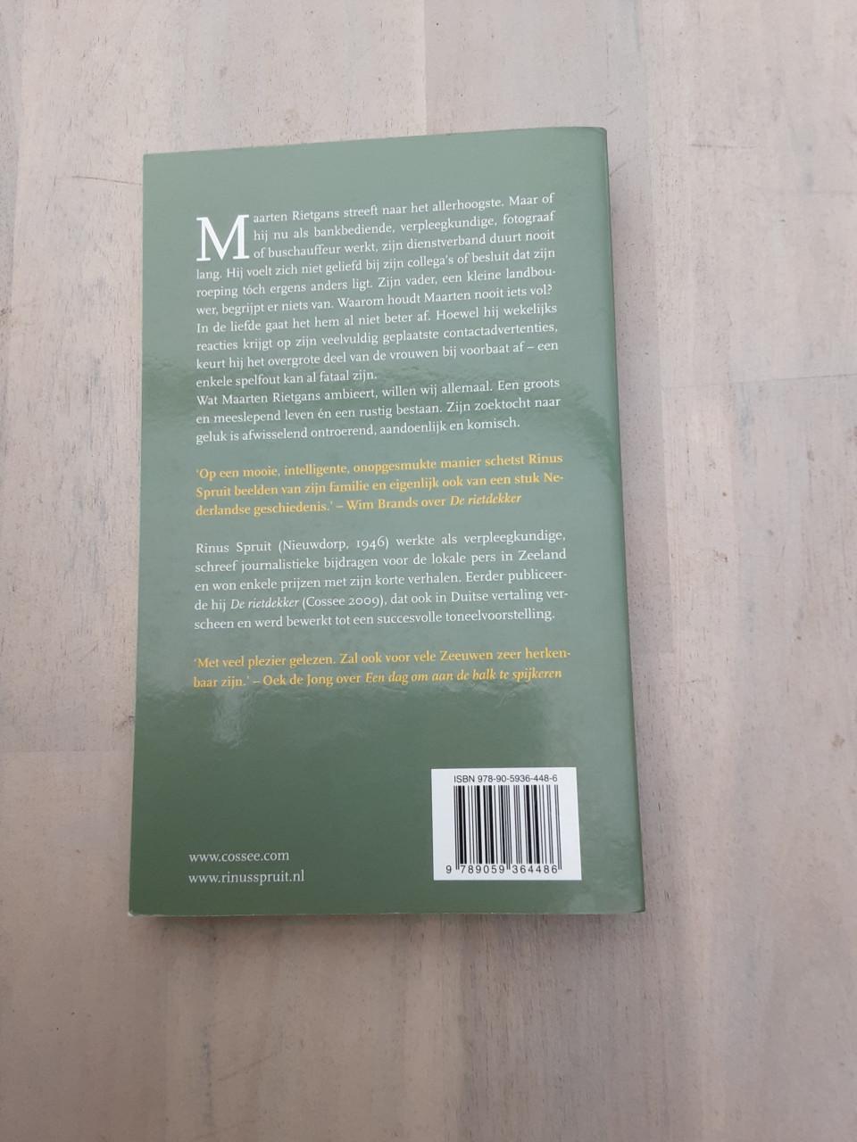 Rinus Spruit - Een dag om aan de balk te spijkeren