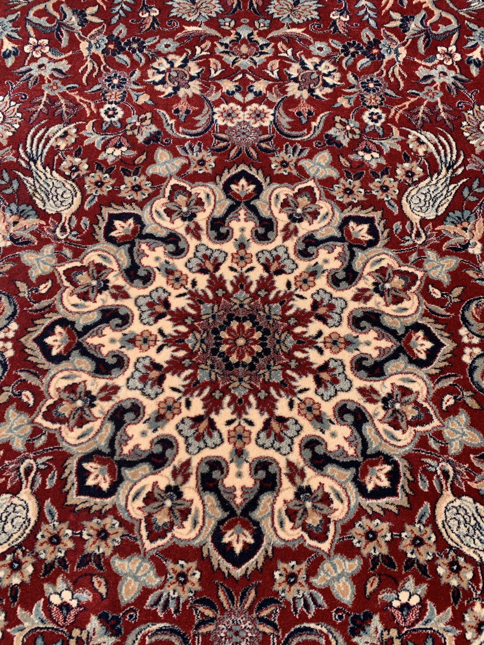 ✨Prachtig Vintage Vloerkleed Louis de Poortere✨Rood-Blauw✨