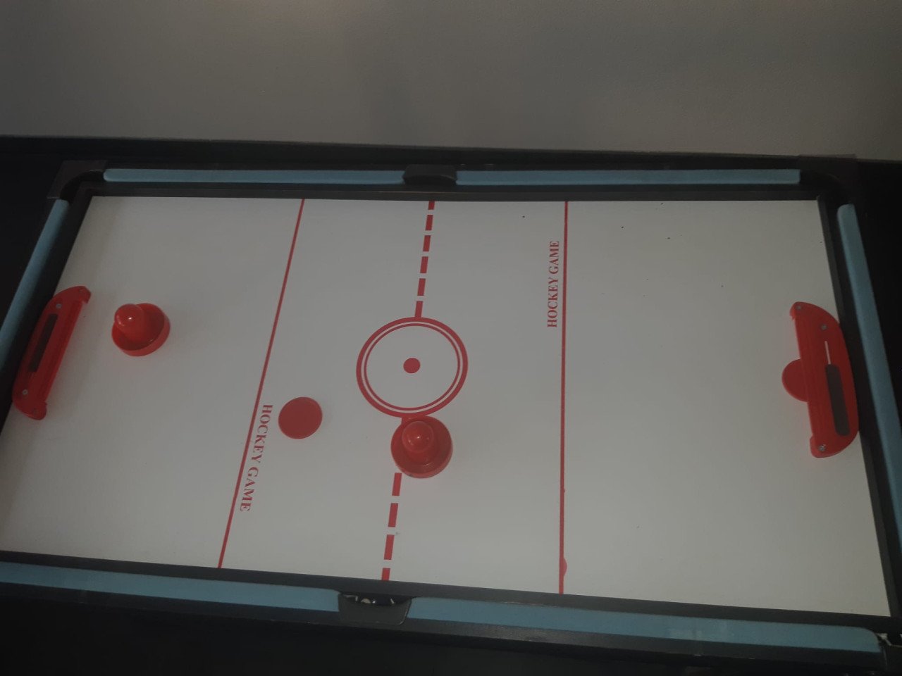 3 in 1 voetbaltafel, hockey, biljart