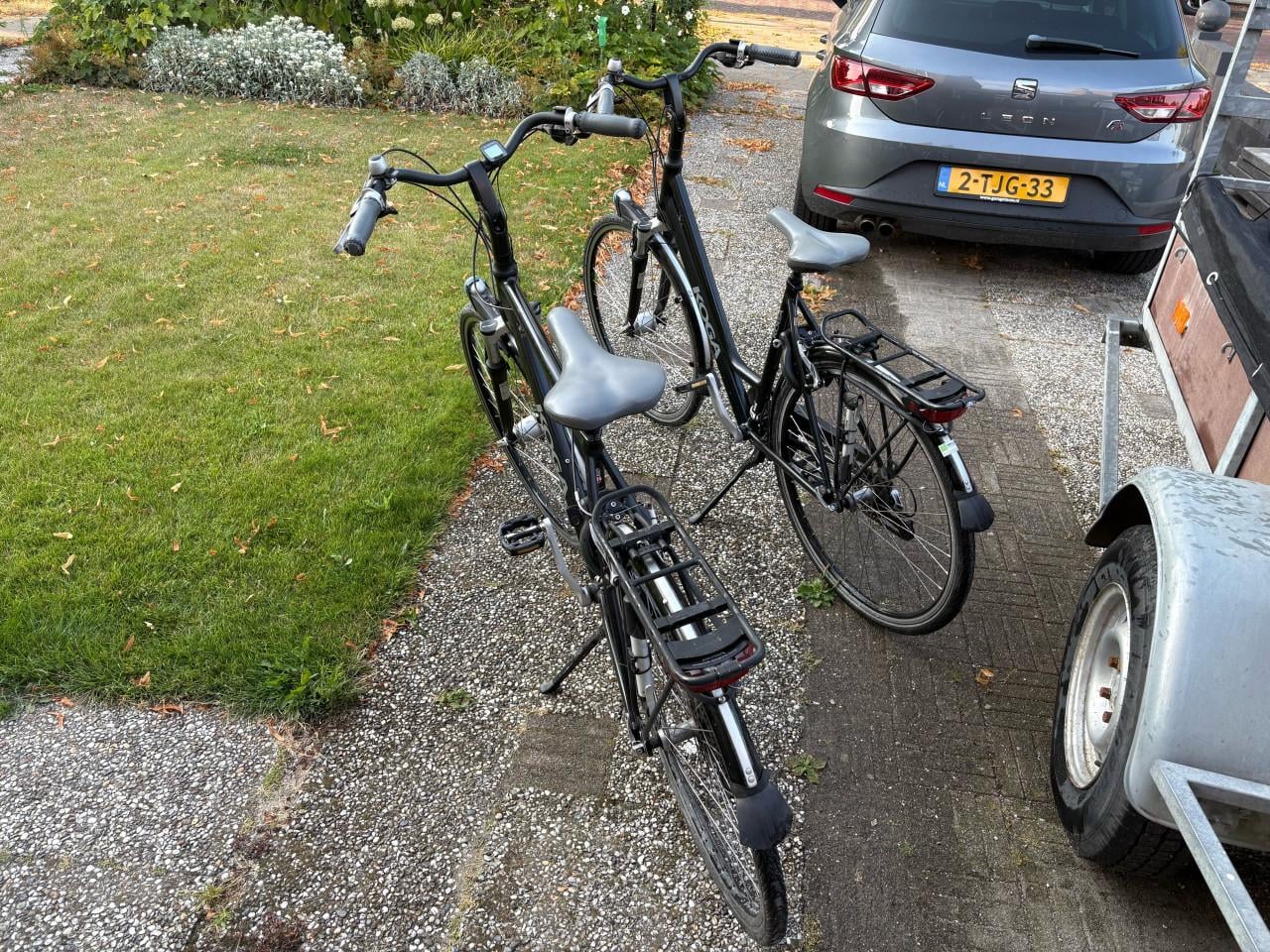 Koga Advance Solid Black 2 stuks, dame en heren fiets