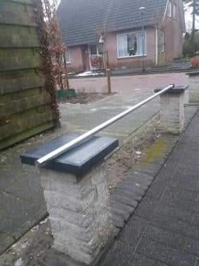 Volmetalen ijzeren staaf