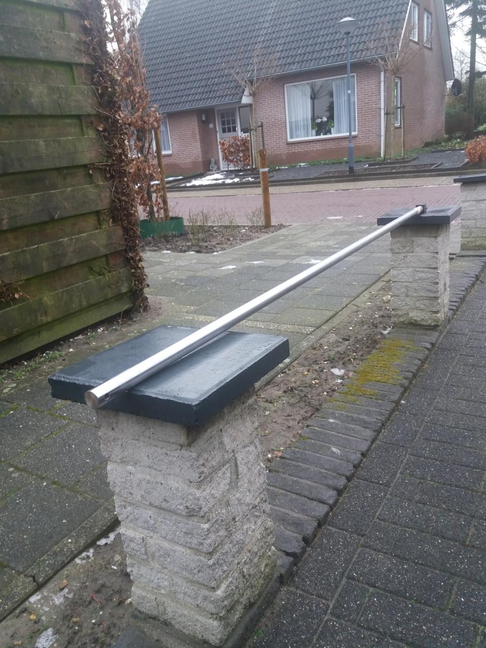 Volmetalen ijzeren staaf