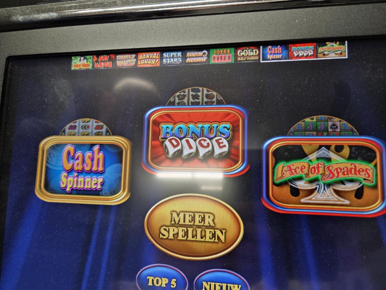 Casino games gokkast touchscreen