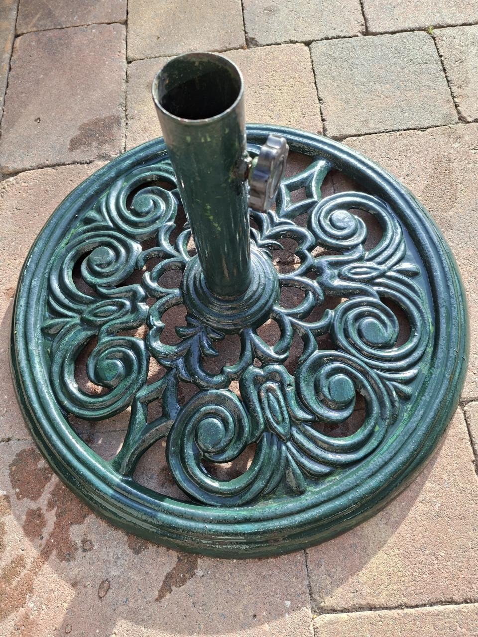 Gietijzeren parasolvoet