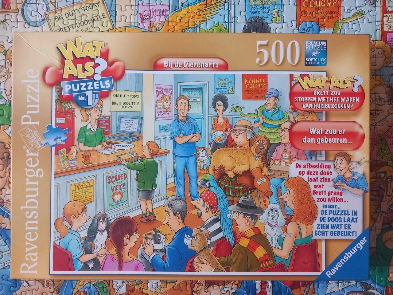 Wat als? puzzel Bij de dierenarts