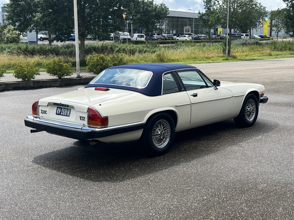 Jaguar Xj xjs-c 5.3 v12 targa met zeldzame hardtop