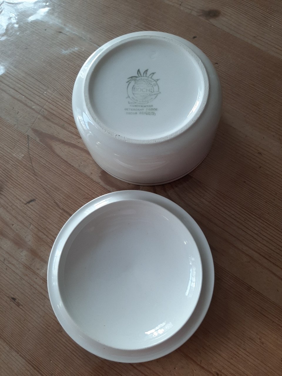 BOERENBONT BOCH - BONBONSCHAALTJE MET DEKSEL - DIA 12 CM