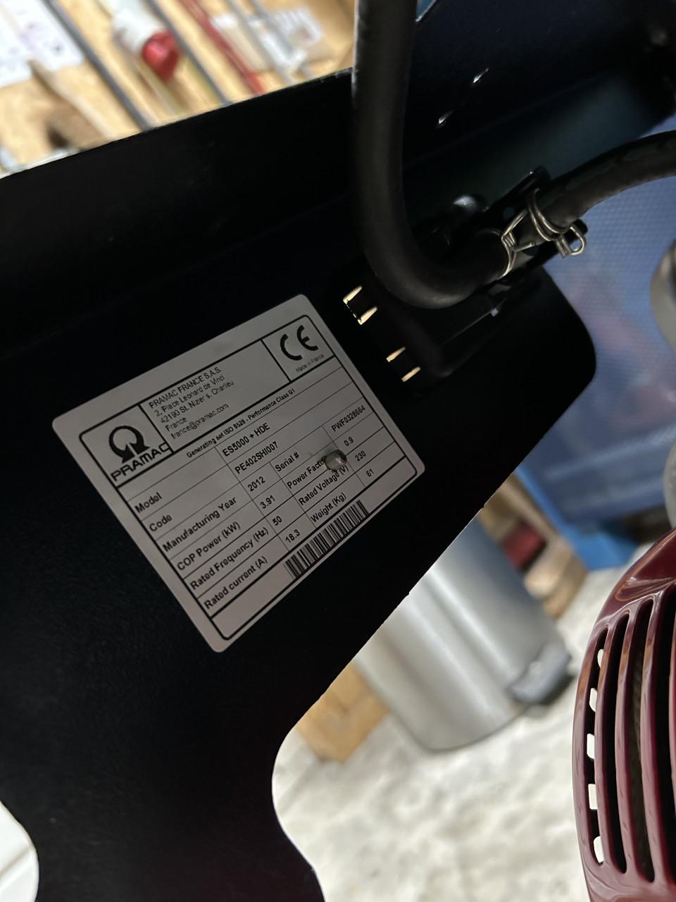 Aggregaat Pramac ES5000 Honda generator