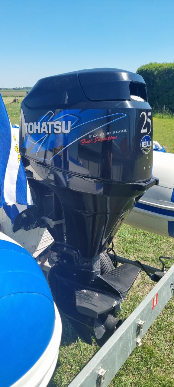 Lodestar RIB 410 met Tohatsu 25 pk & Marlin trailer