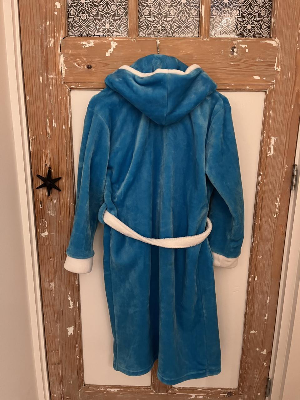 Blauwe badjas mt 158