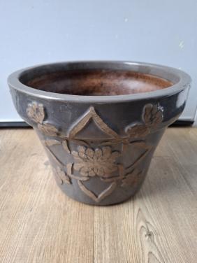 Mooie stenen buitenpot