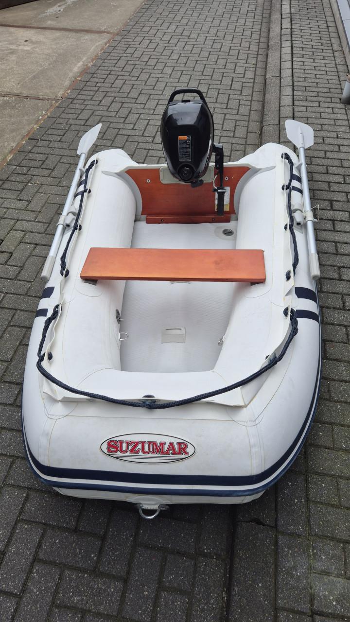 Suzamar DS 230 Air + Suzuki DF2.1 (juni geserviced)