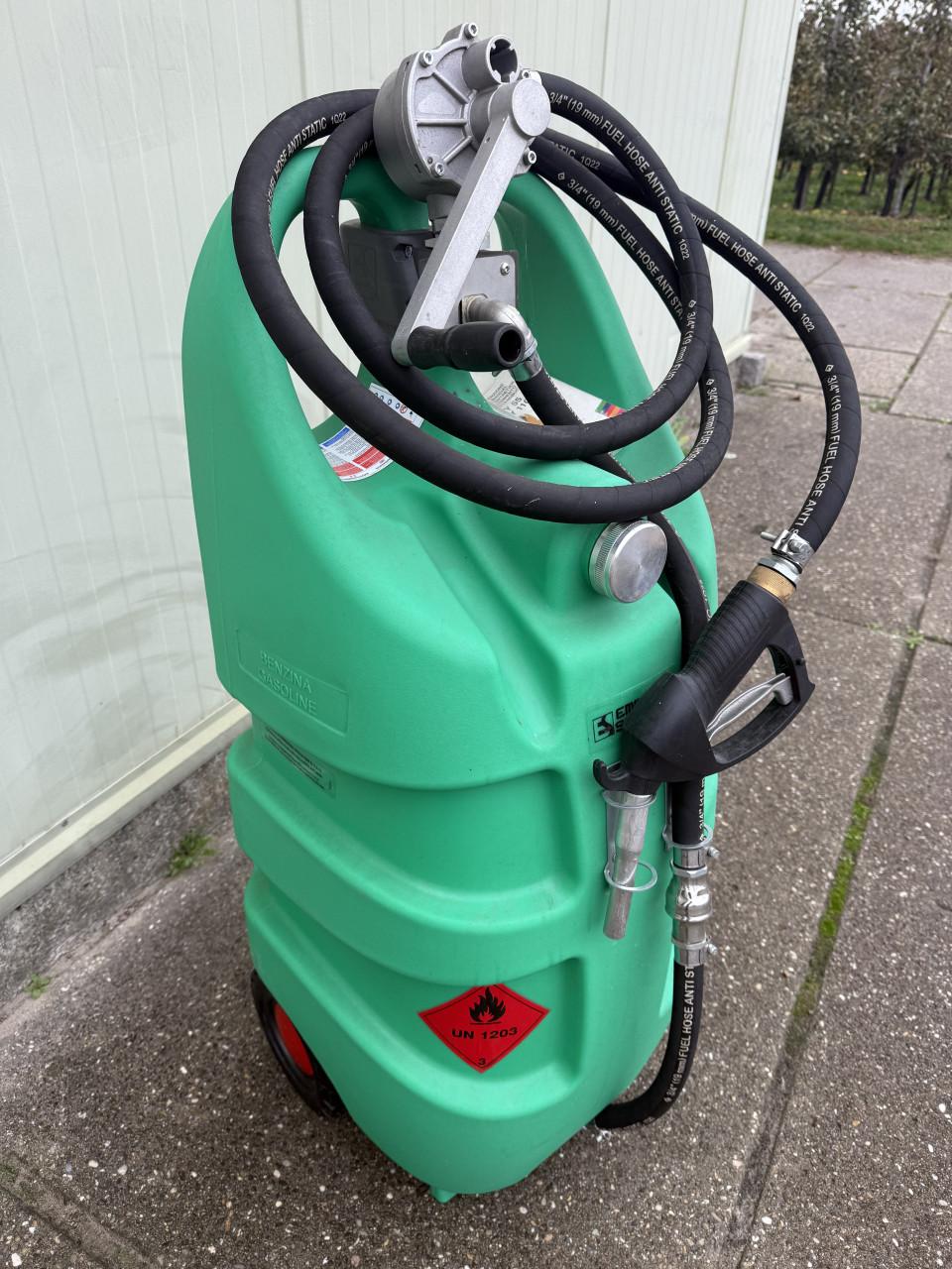 Mobiele brandstoftank voor benzine 110 liter jerrycan