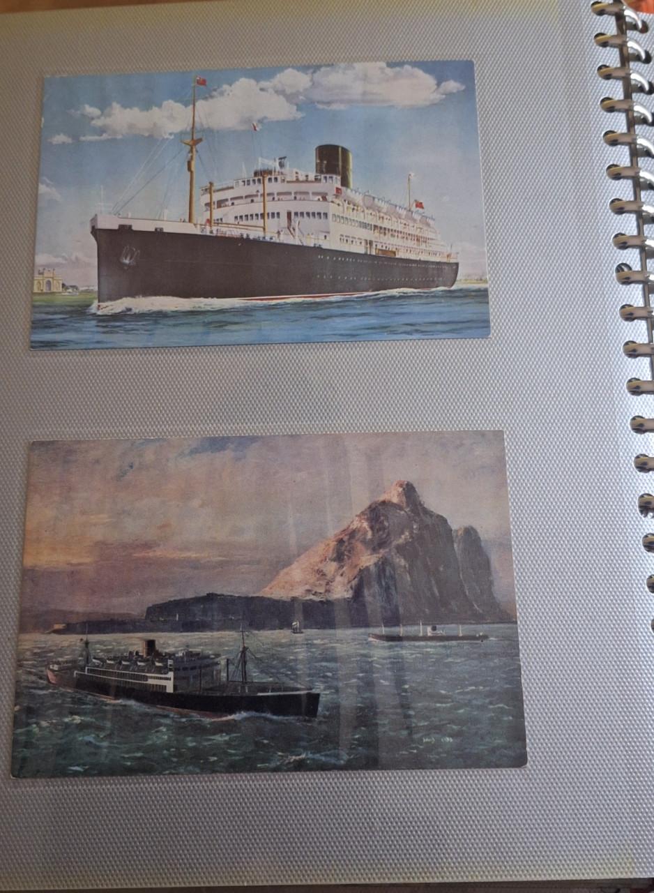 Postkaart / ansichtkaart oude schepen