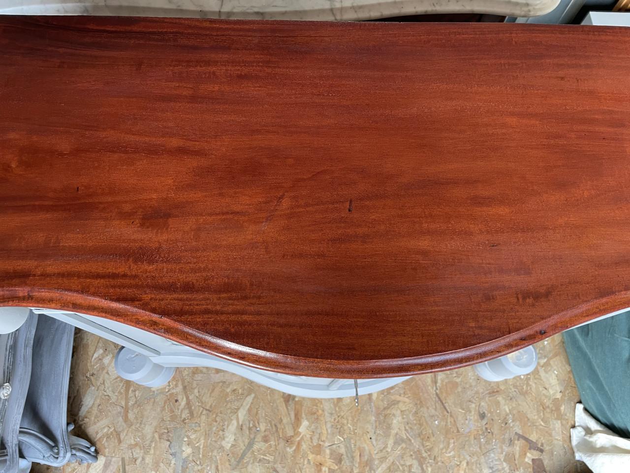 Hollandse Biedermeier Buikcommode ca. 1860 - Antiek - Upcycled - Pioenrozen