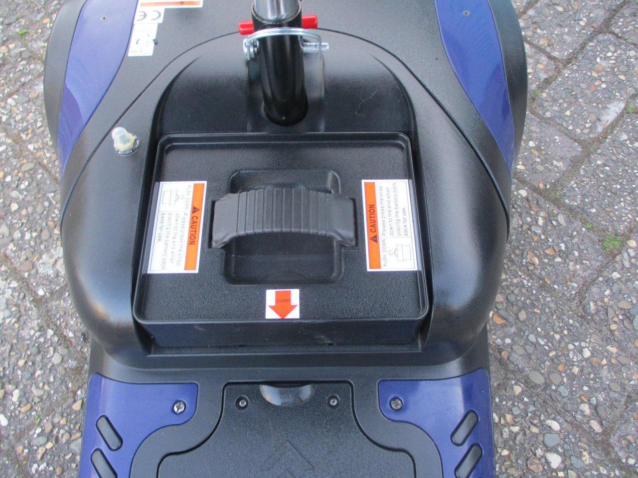 Zgan opvouwbare Venus 3wiel scootmobiel met nieuwe accu,s