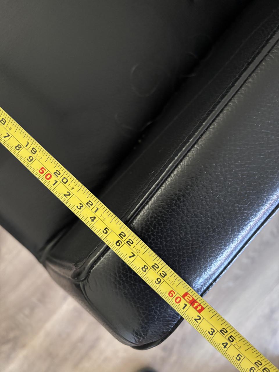 Eetkamerstoelen zwart kalfsleer