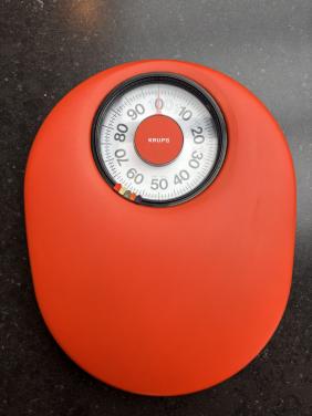 Vintage Krups Weegschaal - 1960 - ALS NIEUW! Perfect voor goede voornemens!