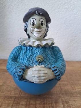 Gildewerk muziekdoos clown