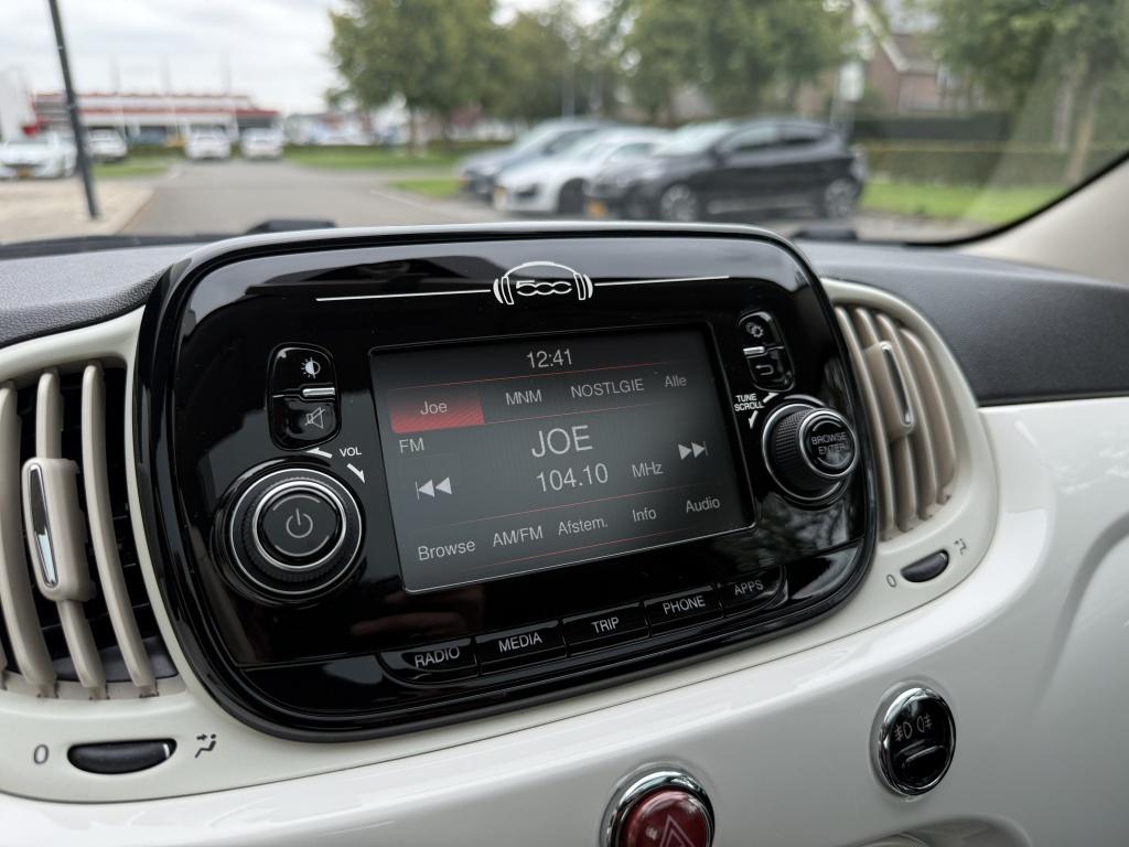 Fiat 500 1.2 lounge - lederen bekleding -