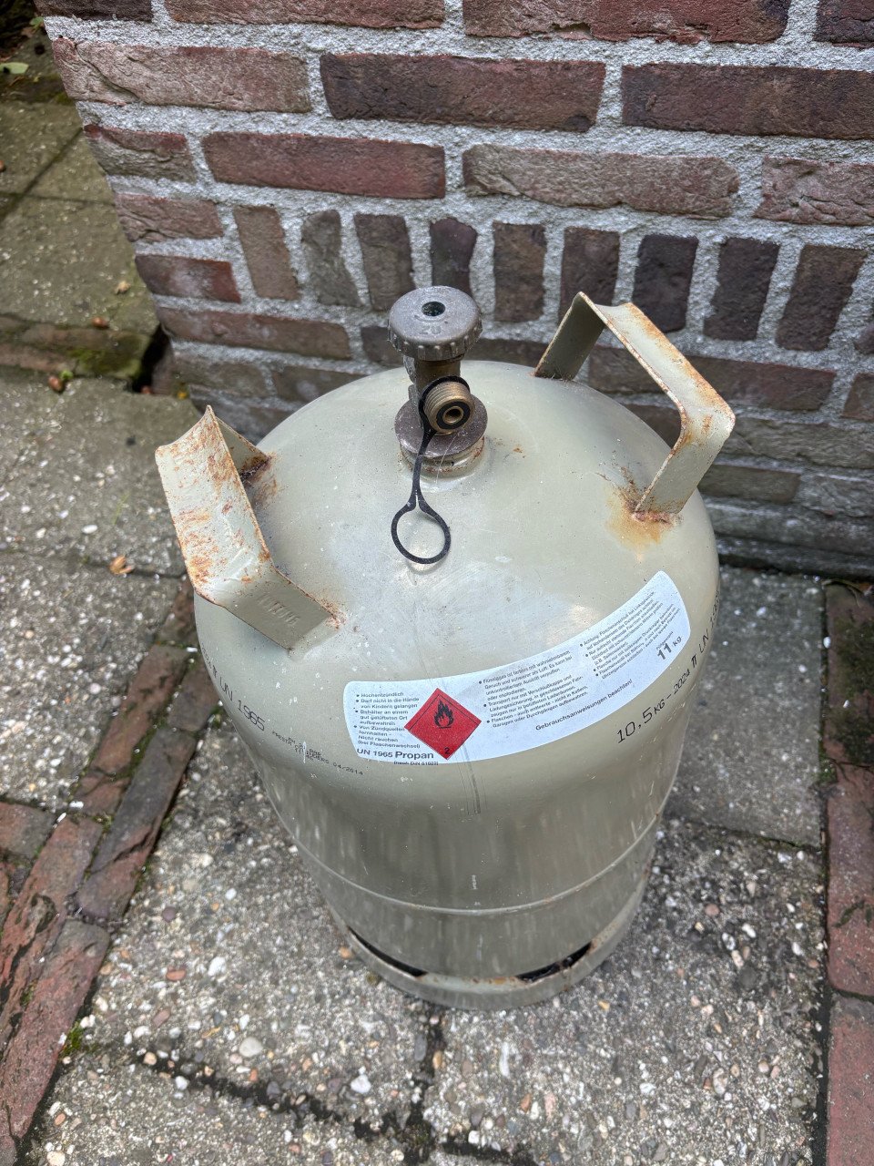 Te koop gasfles 10,5 kg
