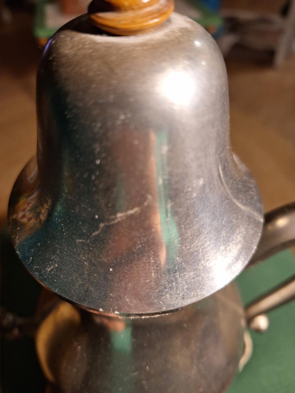 Vintage tinnen koffiepot