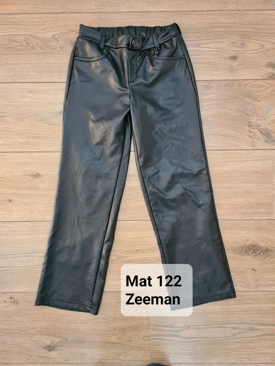 Zwarte PU  Leren Broek van Zeeman Maat 122