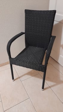 Wicker Tuinstoel (nieuw )