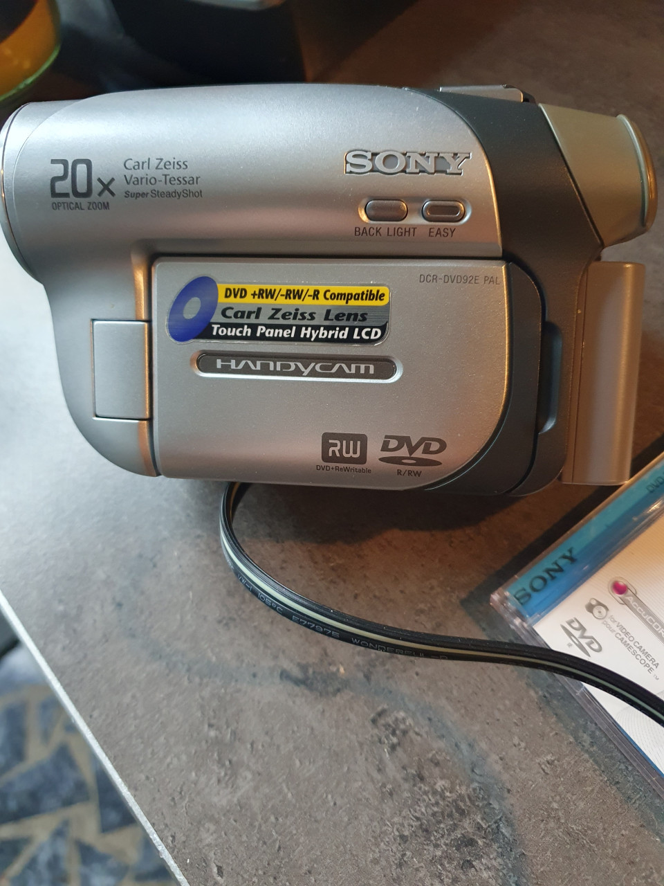 Werkende complete Sony DCR-DVD 92E – PAL DVD Handycam/videocamera