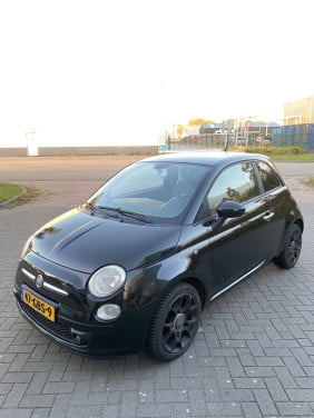 Fiat 500 1.2 C 2008 Zwart | NAP