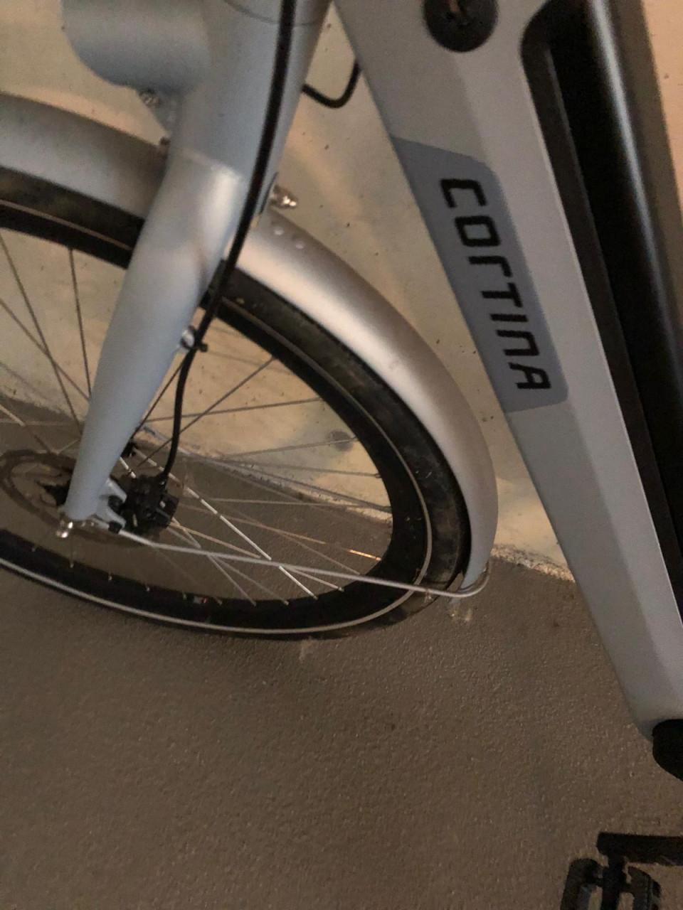 Cortina electrische fiets met slechts 156 km op de teller