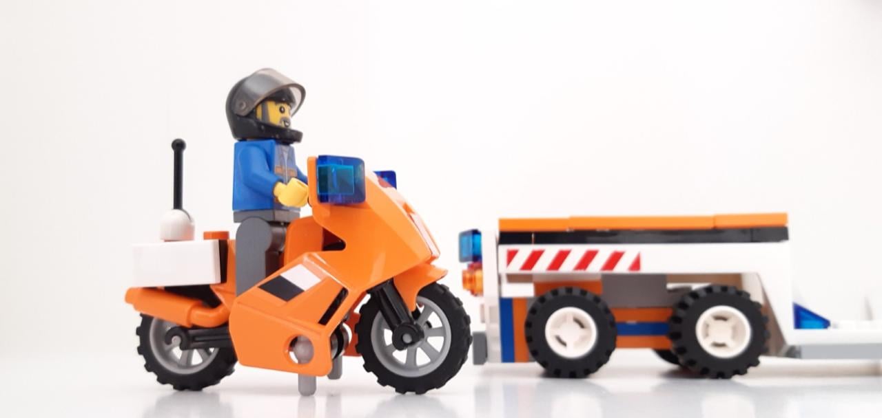 LEGO City 7686: Helikoptertransport met 3 minifiguren