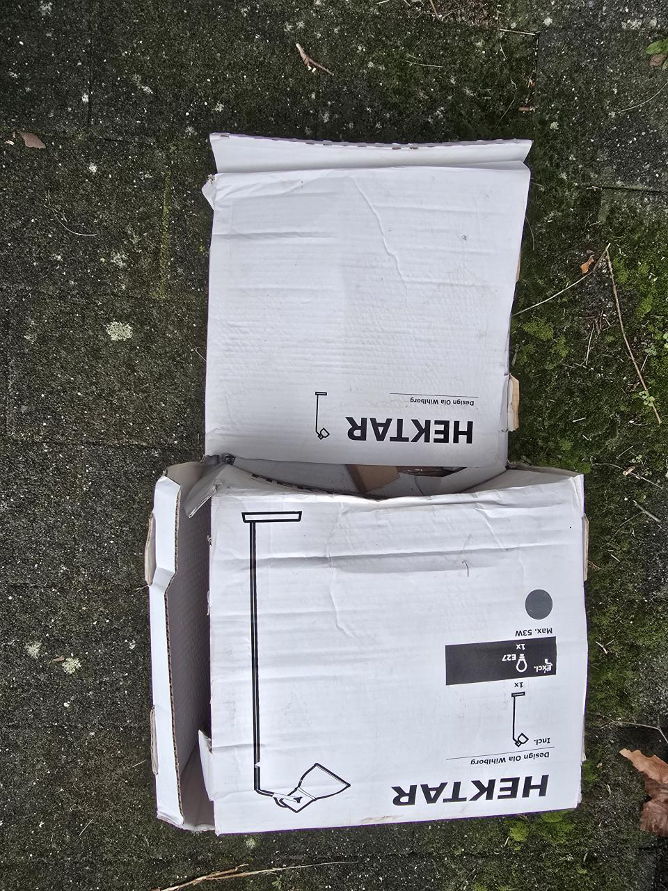 Ikea Hectar lamp antraciet