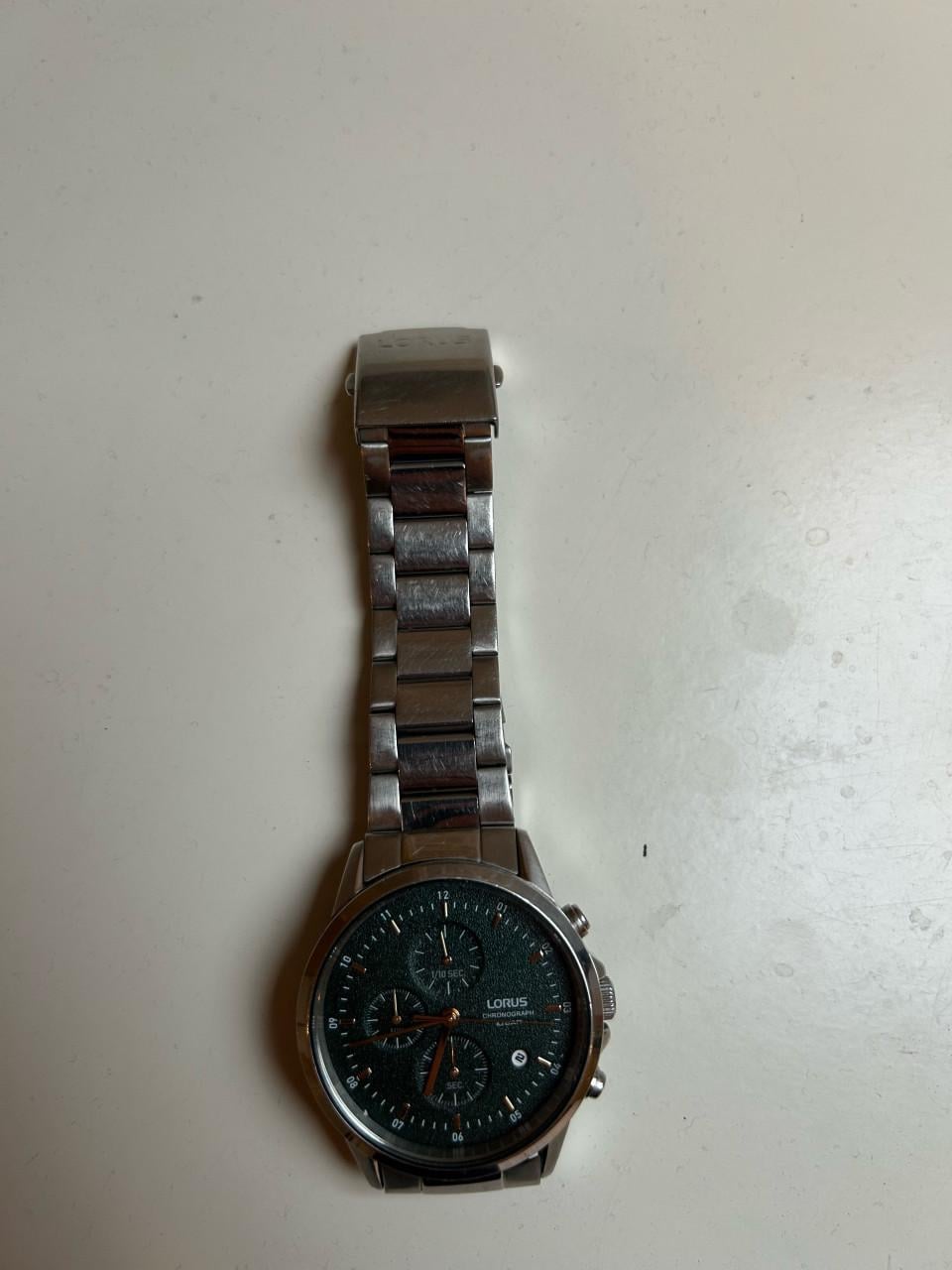 Lorus Chronograph Herenhorloge Groen/Zilver – RT339KX9