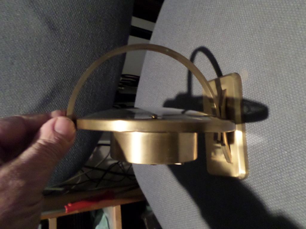 Schouw klokje met glas