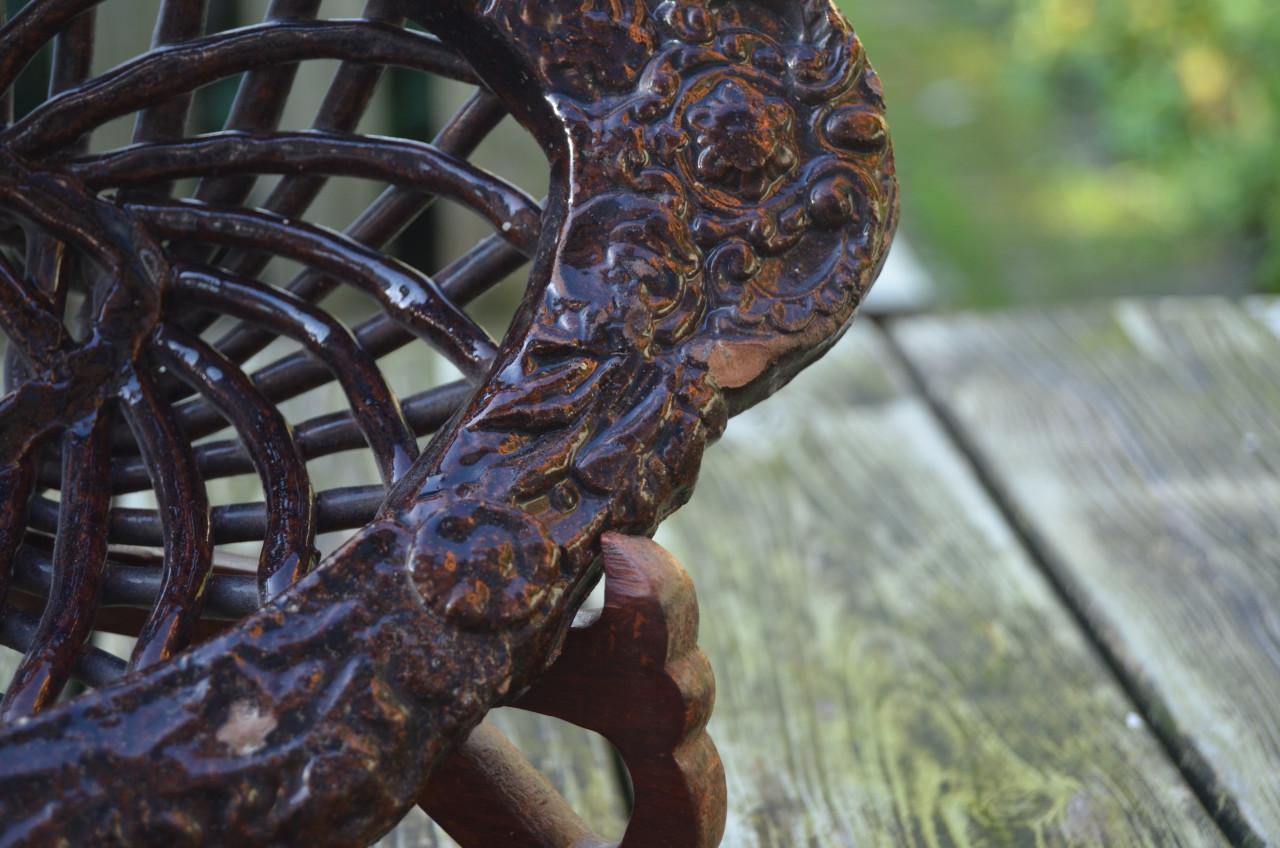 19e Eeuwse aardewerk broodmand