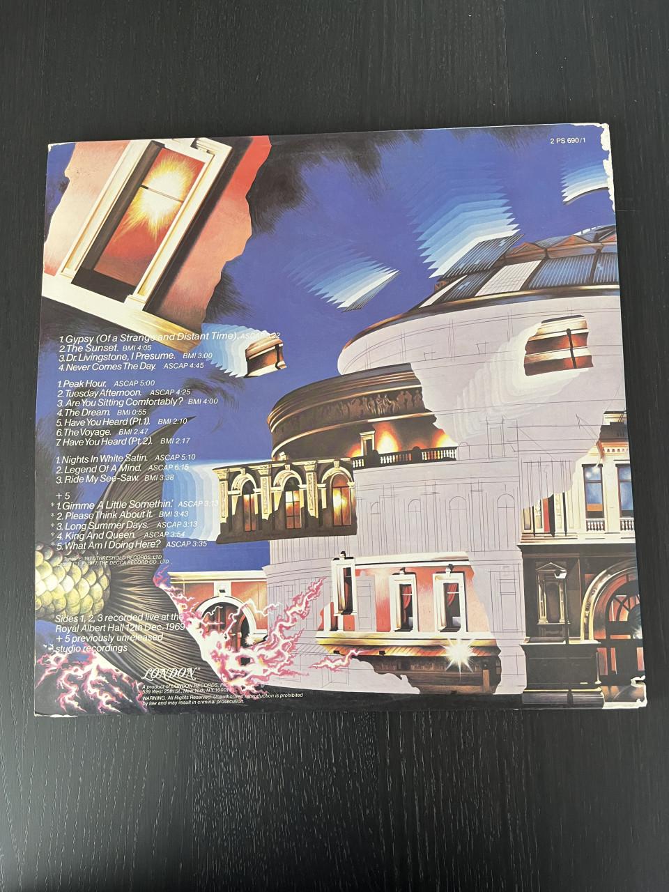Dubbel-LP The Moody Blues, Caught Live + 5 (vinyl)