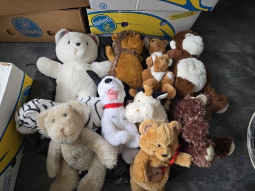 Heel veel knuffels. Uitzoek € 2 per stuk