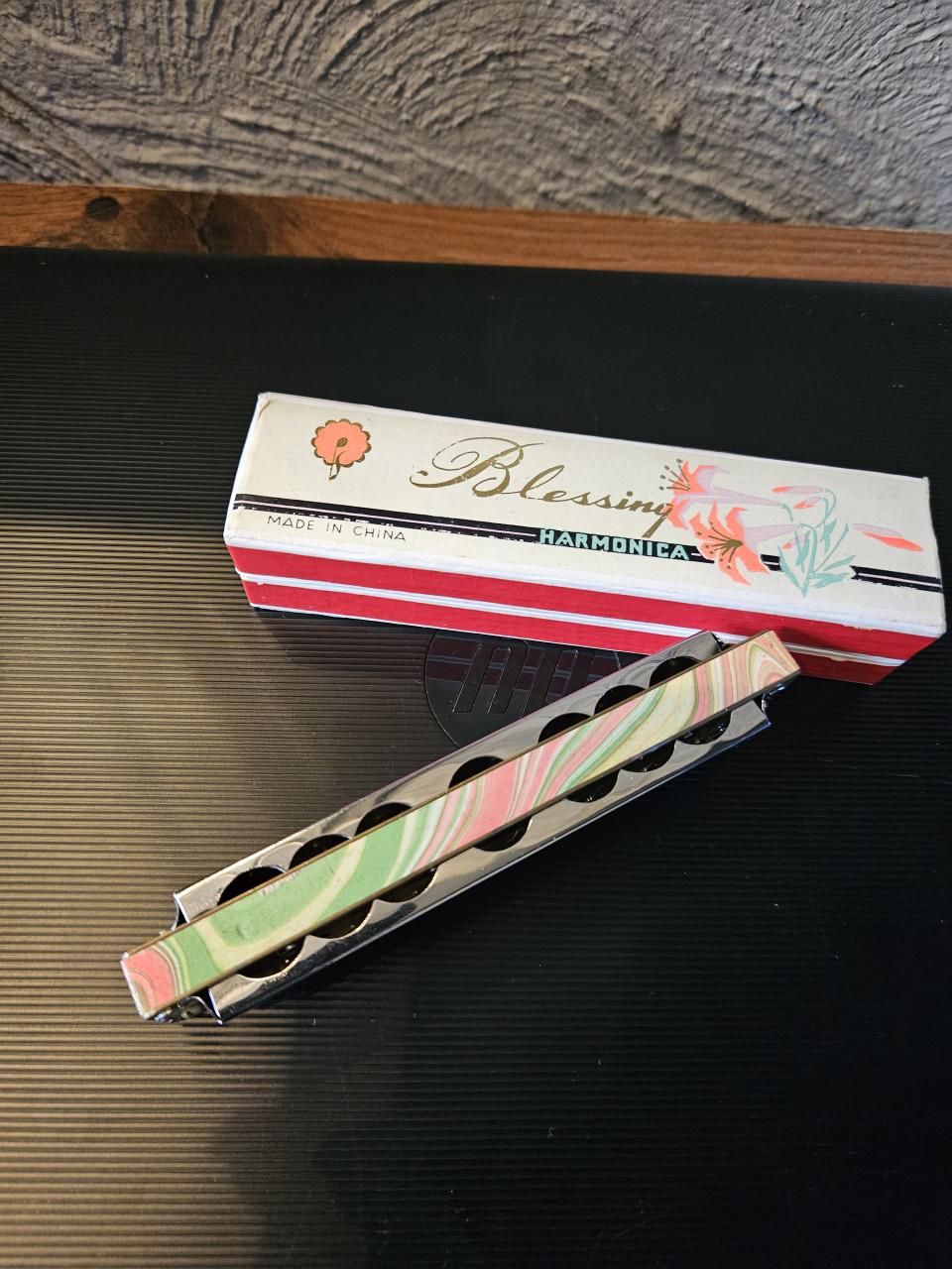 Blessing Harmonica - Vintage Mondharmonica met Doosje