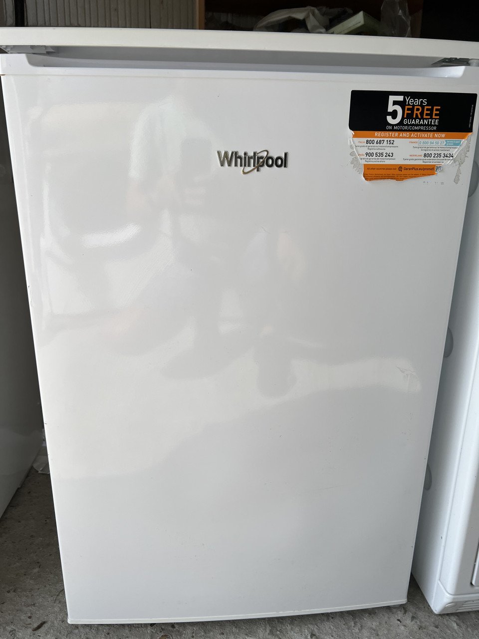 Nieuwe WHIRLPOOL W55ZM112W2N Vriezer / vrieskast 85x55 cm. 103 liter