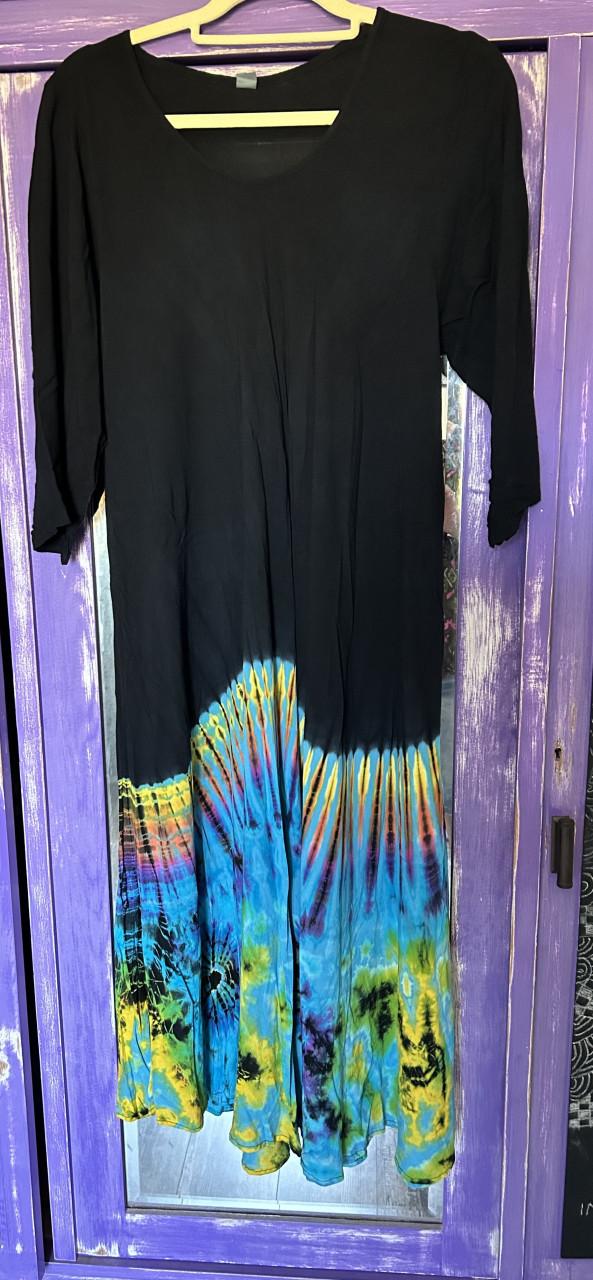 Luchtige  zomerse jurk  Tie dye