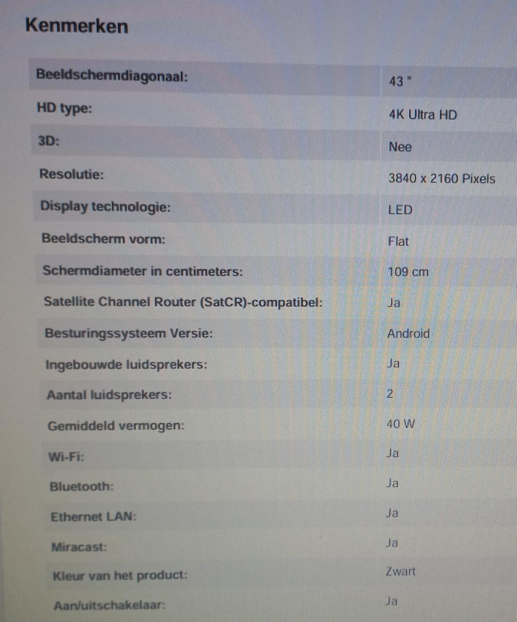 TV Loewe bild 2.43 black 58421W80