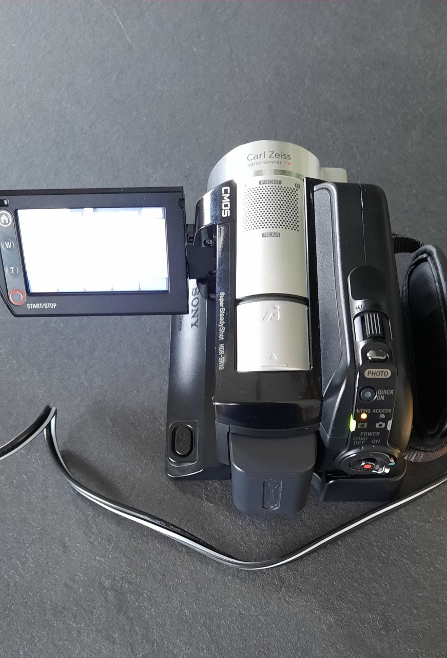 Hard disk sony video camera
