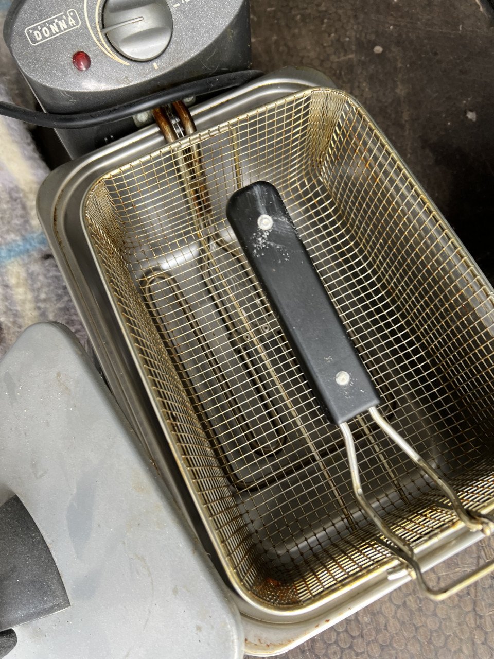 Donna frituurpan rvs als nieuw krachtige 3200w