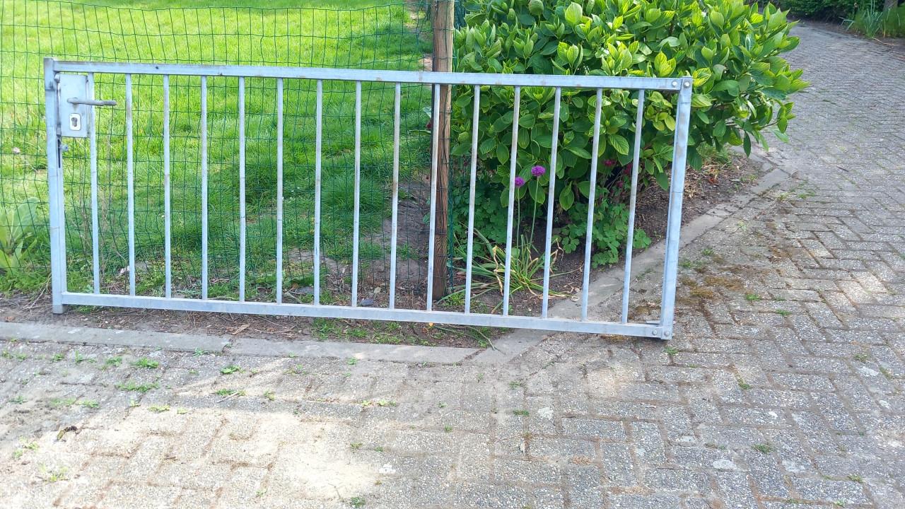 Dubbele poort/hek