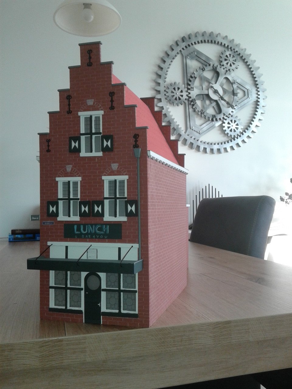 Model lunch cafe aan het beursplein